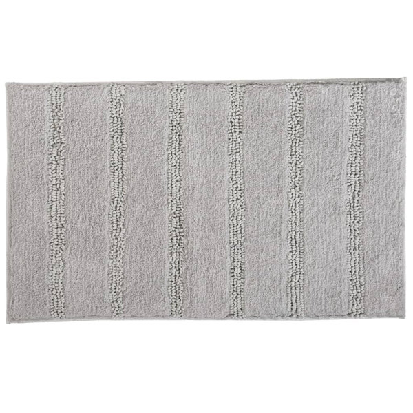 Ebern Designs Kleine Wolke Bath Rug Monrovia 60 x 100cm Grey Wayfair